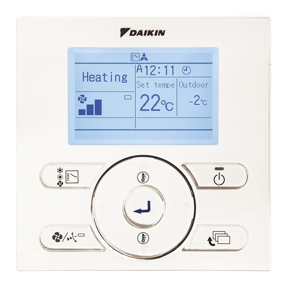 Daikin BRC1E53 Guide De Référence De L'installateur