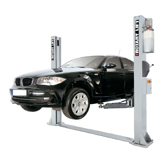 Rotary Lift SGL35 Notice D'utilisation Et De Maintenance