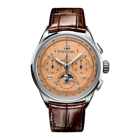 Breitling PREMIER B25 DATORA 42 Mode D'emploi