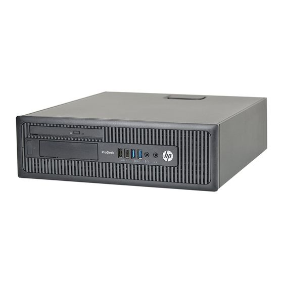 HP ProDesk 600 G1 Guide De Référence