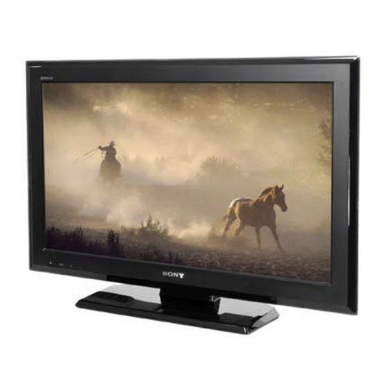 Sony BRAVIA KDL-32P3600E Mode D'emploi