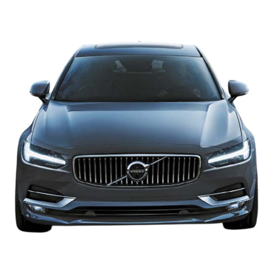 Volvo S90 GAMME 2018 Mode D'emploi