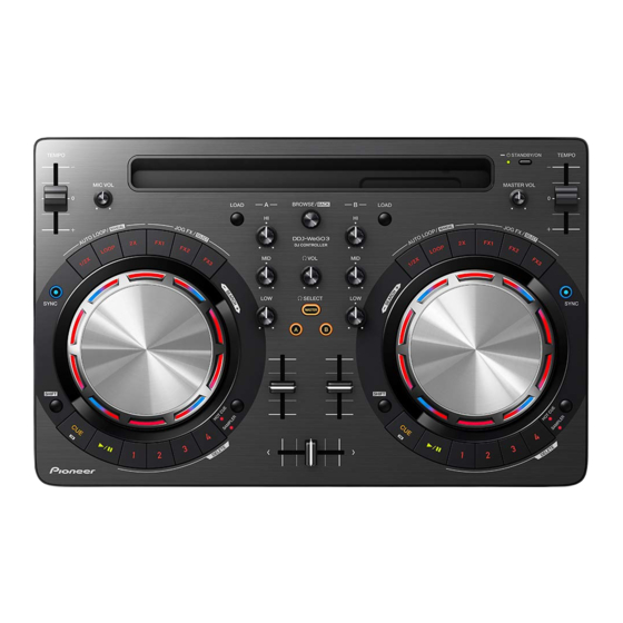 Pioneer DDJ-WEGO3 Mode D'emploi