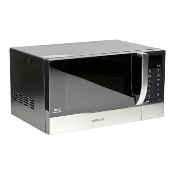 Samsung GE89M-BX Mode D'emploi Et Conseils De Cuisson