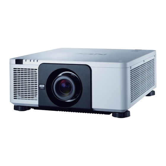 NEC PX1005QL-W Mode D'emploi