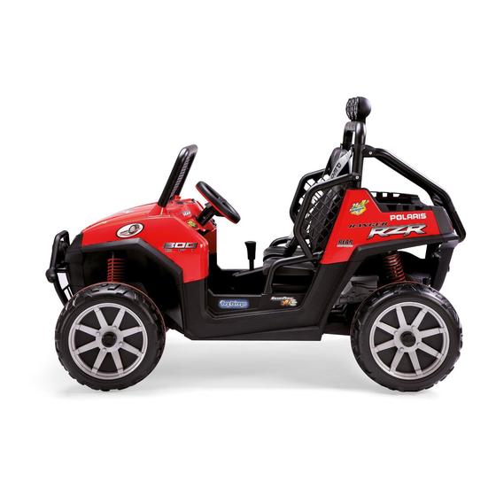 Peg-Perego Polaris RANGER RZR IGOD0516 Utilisation Et Entretien