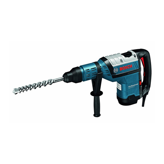 Bosch GBH 8-45 D Professional Notice Originale