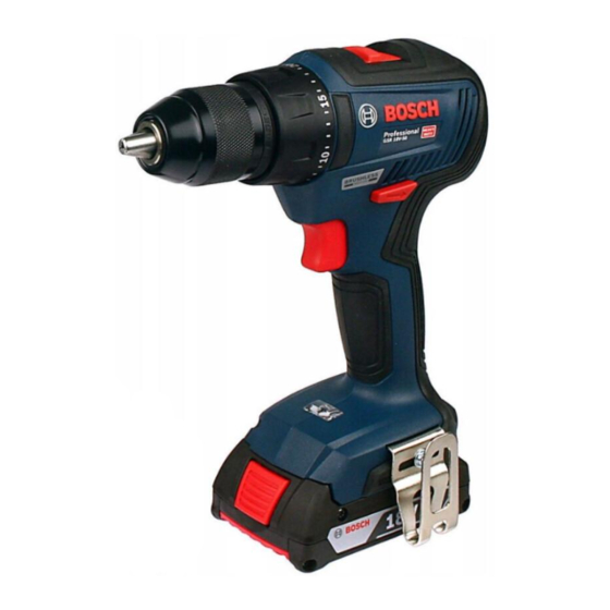 Bosch GSB Professional 18V-50 Notice Originale