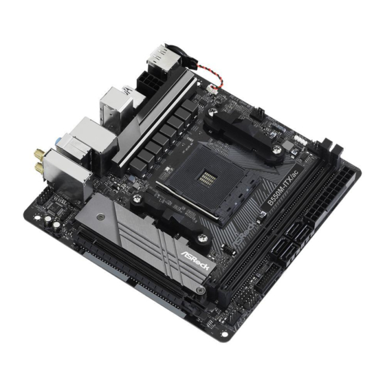 ASROCK B550M-ITX/ac Manuel D'utilisation