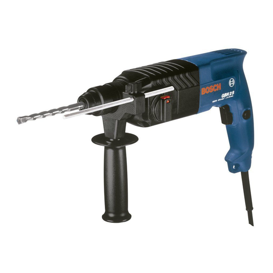 Bosch GBH 2 S Instructions D'emploi