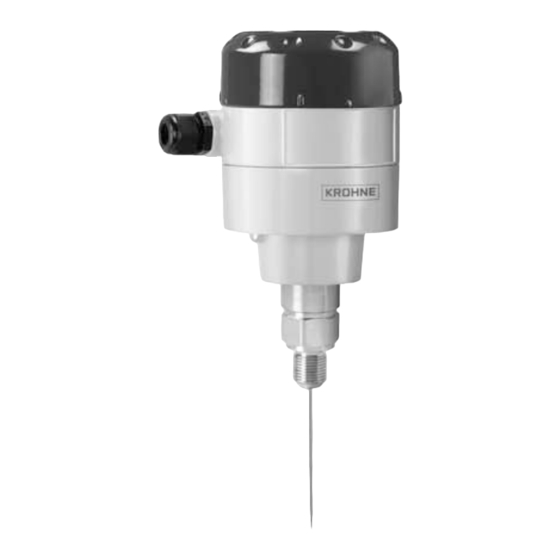 KROHNE OPTIFLEX 1100 C Mode D'emploi