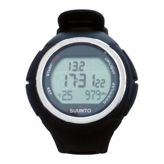 Suunto X3 HR Manuels