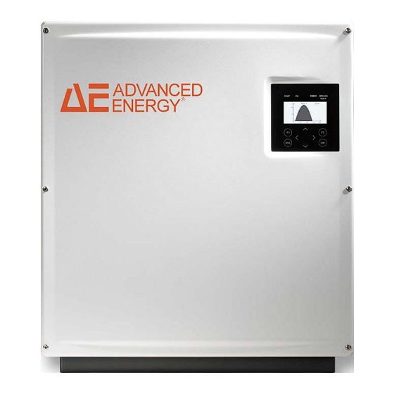 Advanced Energy AE 3TL 8-23-IEC Mode D'emploi