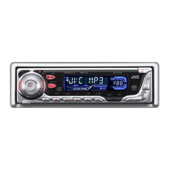 JVC KD-G501 Manuel D'installation