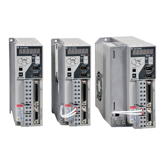 Rockwell Automation Allen-Bradley Kinetix 3 Manuel Utilisateur