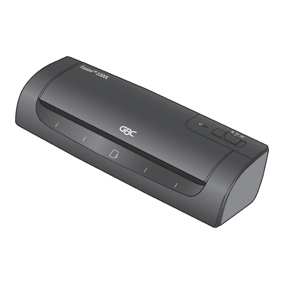 GBC FUSION 1000L Mode D'emploi