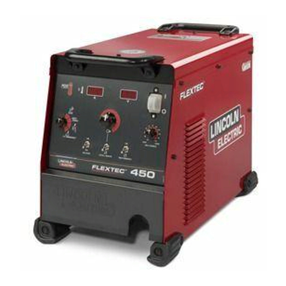 Lincoln Electric FLEXTEC 450 Manuel De L'opérateur