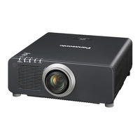 Panasonic PT-DZ870E Manuel D'utilisation