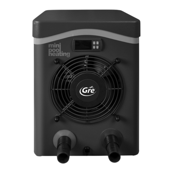 GRE mini pool heating HPM30 Manuel D'instructions