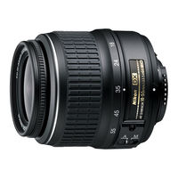 Nikon AF-S DX NIKKOR 18-105mm f/3.5-5.6G VR Manuel D'utilisation