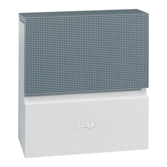 hager RLD414X Notice D'installation Rapide