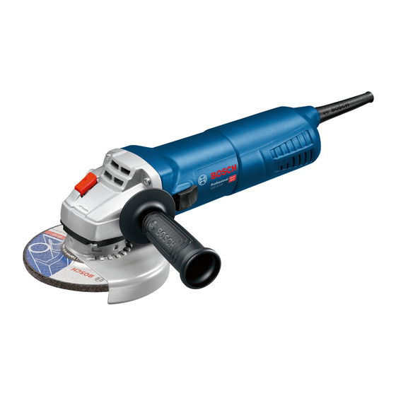 Bosch GWS 11-125 Professional Notice Originale