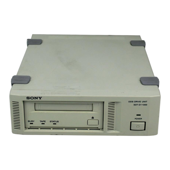 Sony SDT-D11000 Mode D'emploi