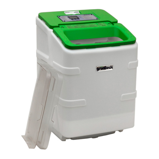 Grunbeck GSX 10 Notice D'utilisation