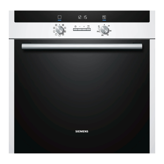 Siemens HB33GB 50 Serie Mode D'emploi