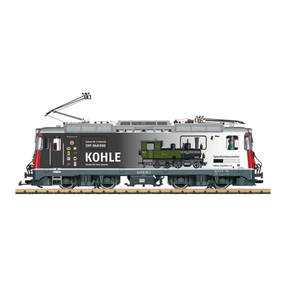 LGB RhB Elektrolok Ge 4/4 II Mode D'emploi