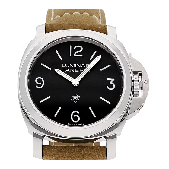 Panerai Luminor Base Mode D'emploi