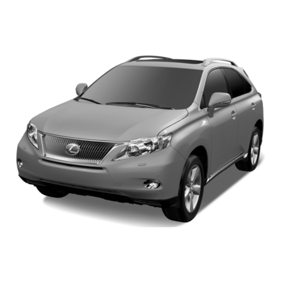 Toyota LEXUS RX450h 2010 Guide D'action D'urgence