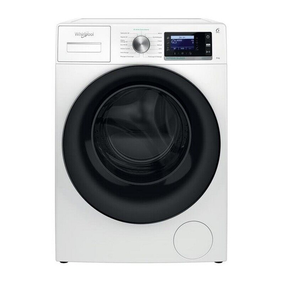 Whirlpool W6W945WBFR Manuel D'utilisation