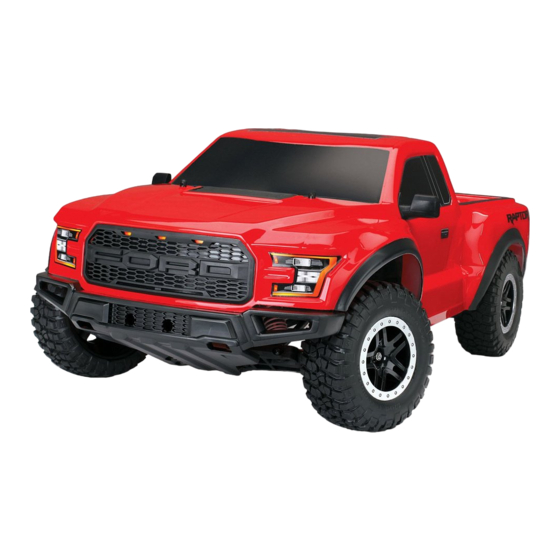 Traxxas Ford Raptor F-150 Manuel Du Propriétaire