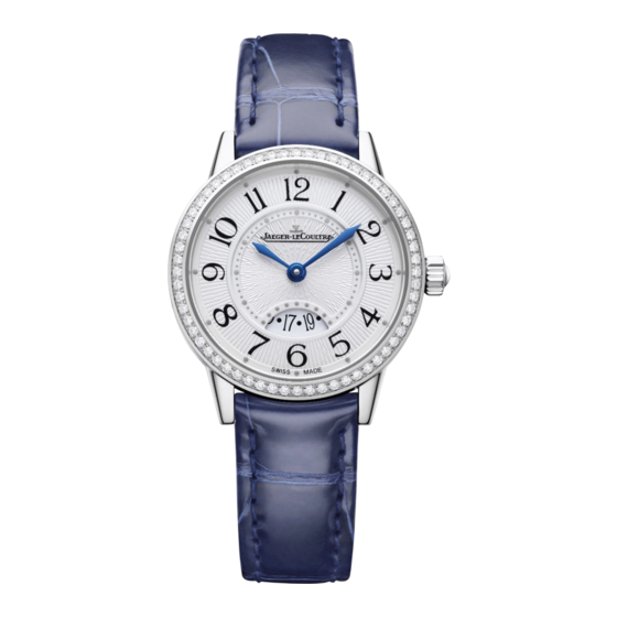 Jaeger-leCoultre RENDEZ-VOUS CLASSIC DATE Mode D'emploi