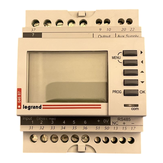 LEGRAND EMDX3 D47C 046 87 Mode D'emploi