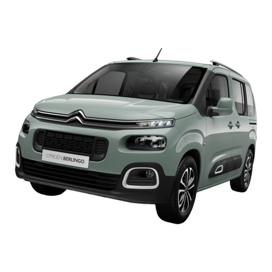 CITROEN BERLINGO Guide D'utilisation