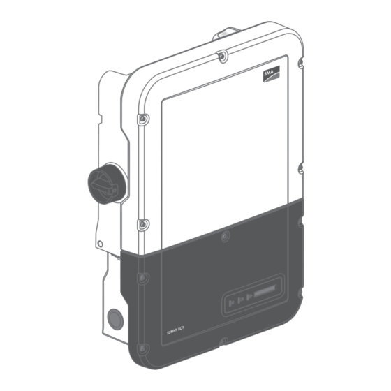 SMA SUNNY BOY 3.0-US Instructions D'installation