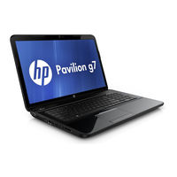 HP PAVILION G7-2340SF Manuel De L'utilisateur