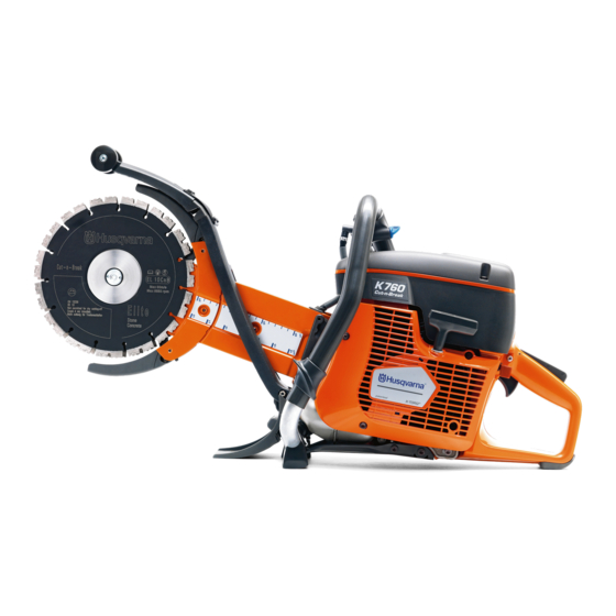 Husqvarna K 760 Cut-n-Break Manuel D'utilisation