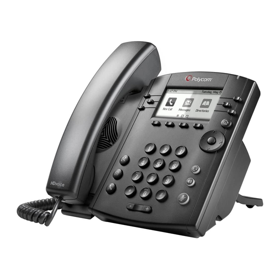 Polycom VVX 311 Guide De L'utilisateur