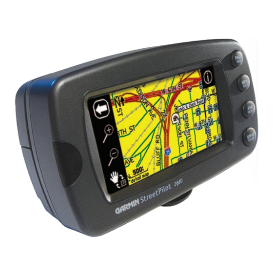 Garmin StreetPilot 2620 Manuel De L'utilisateur