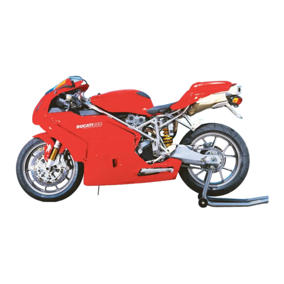 Ducati 999 Manuel D'utilisation