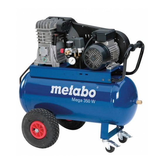 Metabo Mega 350 W Manuels