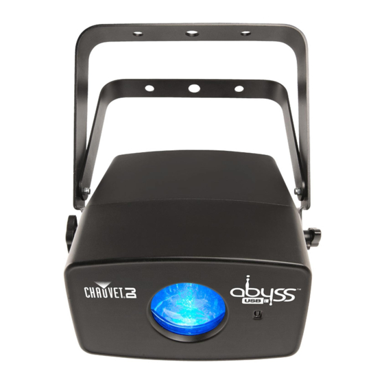 Chauvet DJ abyss USB Guide De Référence Rapide