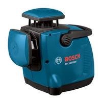 Bosch GRL160DHV Consignes De Fonctionnement/Sécurité