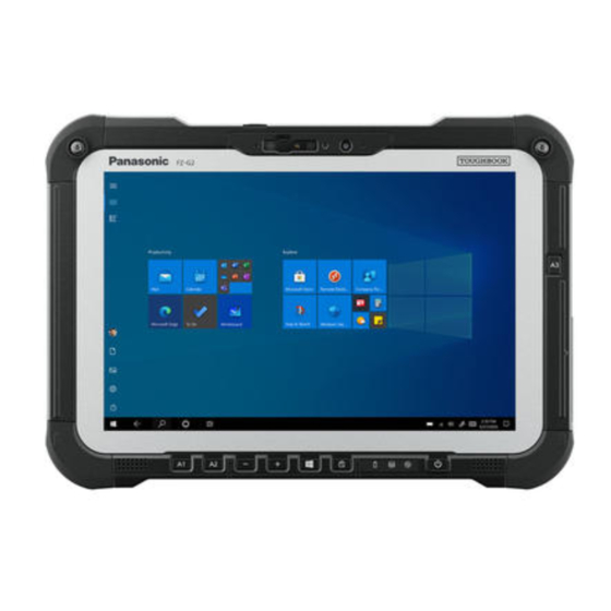 Panasonic Toughbook G2 FZ-G2 Serie Mode D'emploi