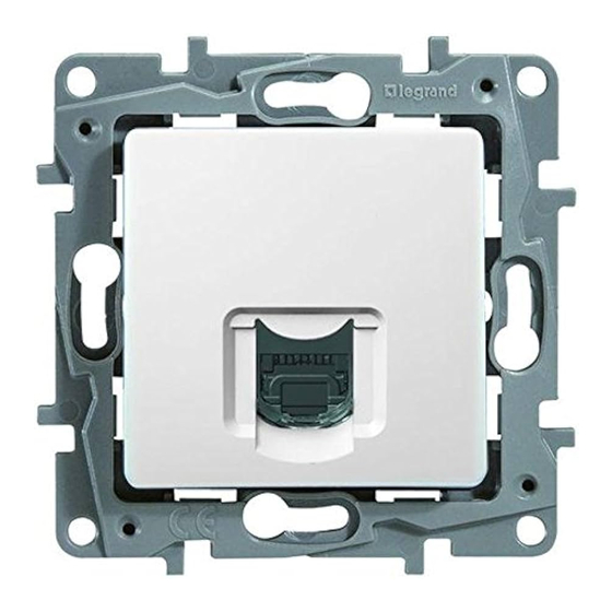 LEGRAND Niloe RJ45 Mode D'emploi