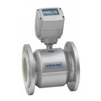 KROHNE OPTIFLUX 2070 Notice De Montage Et D'utilisation