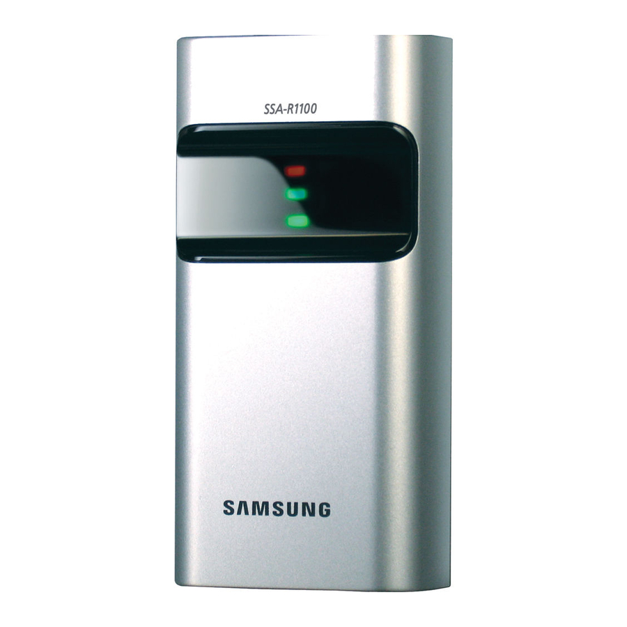 Samsung SSA-R1001 Guide De Prise En Main Rapide